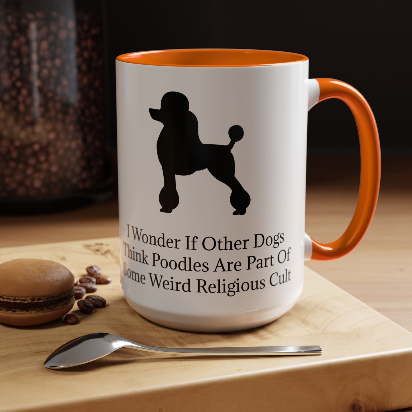 I Wonder 2-Tone Coffee Mug