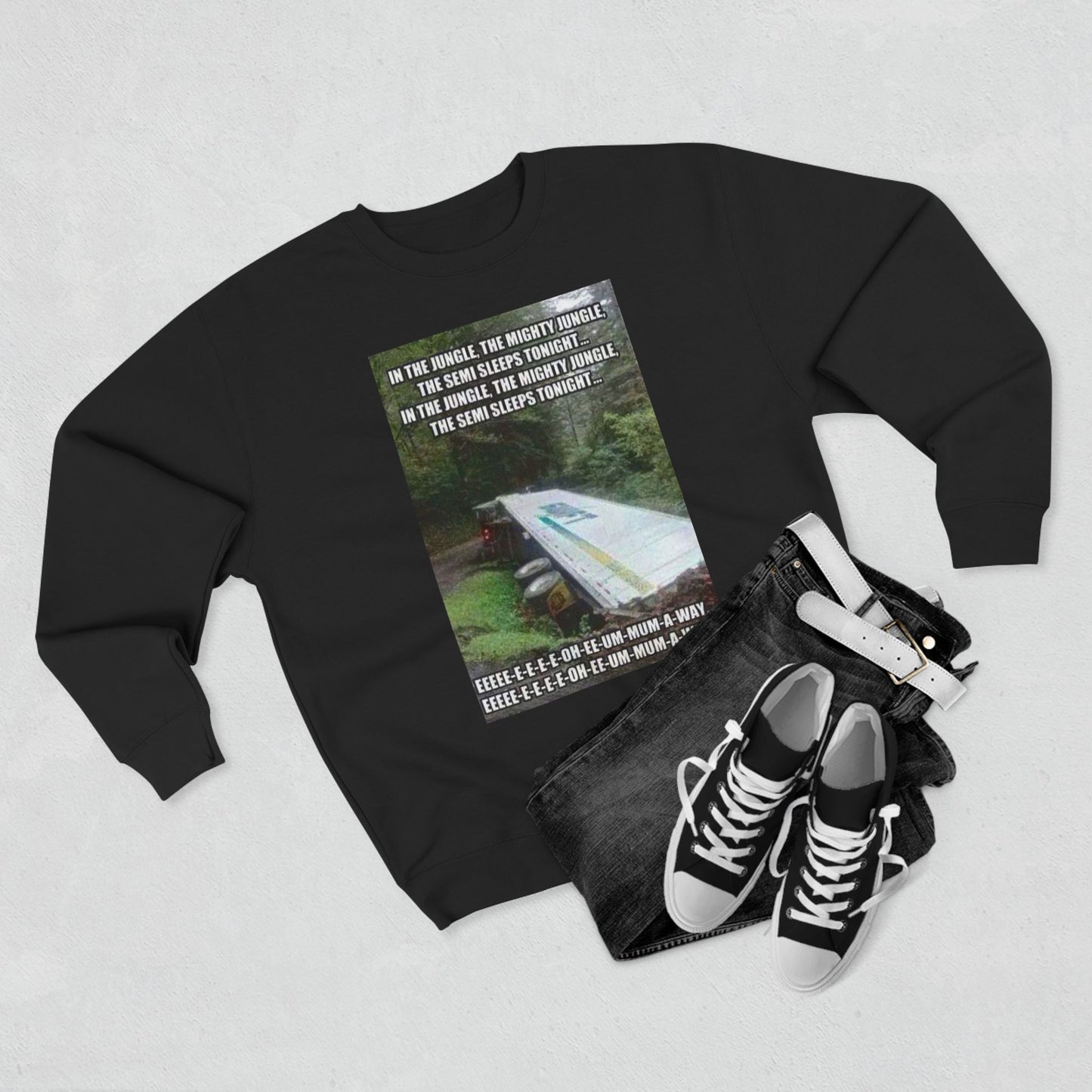 Semi Sleeps Unisex Crewneck Sweatshirt