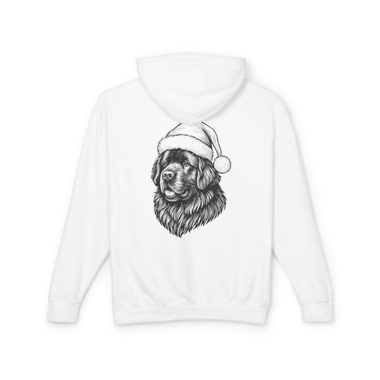 Santa Paws Newfie Unisex Lightweight Hoodie