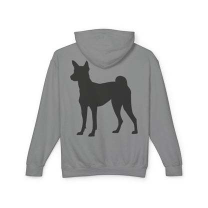 Basenji Silhouette Unisex Lightweight Hoodie