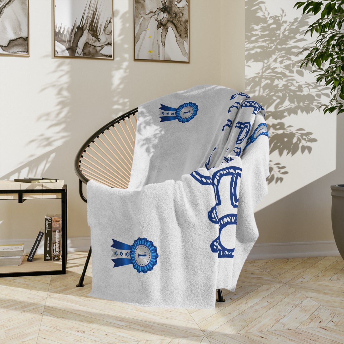 Stressed In Show Velveteen Microfiber Blanket