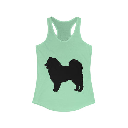 Samoyed Silhouette Women's Racerback Tank