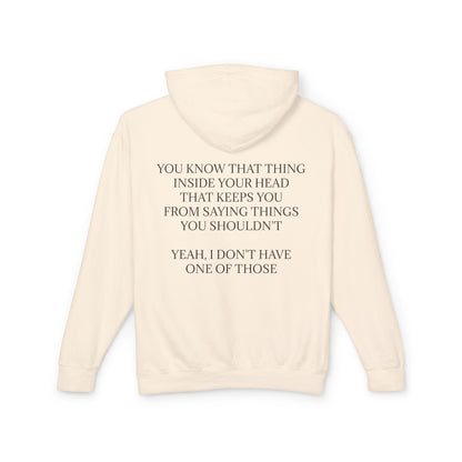 No Filter Unisex Lightweight Hoodie