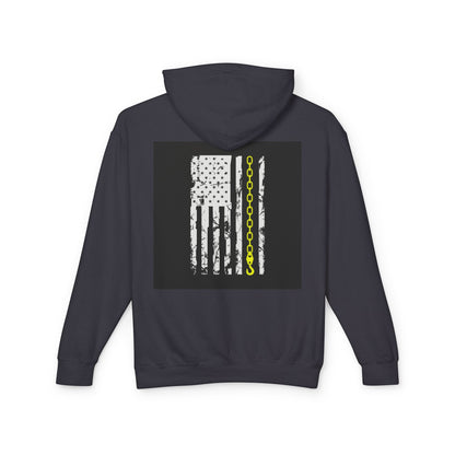 Thin Yellow Line Unisex Lightweight Hoodie