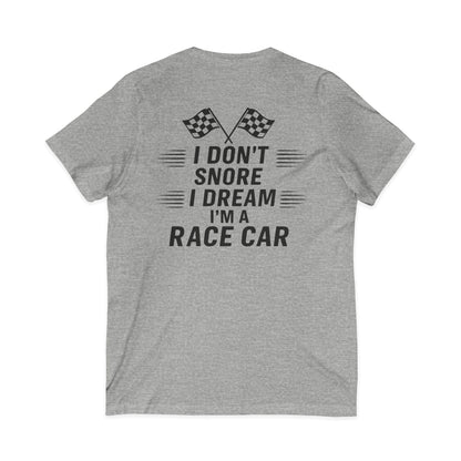 I Don't Snore Unisex Short Sleeve V-Neck Tee