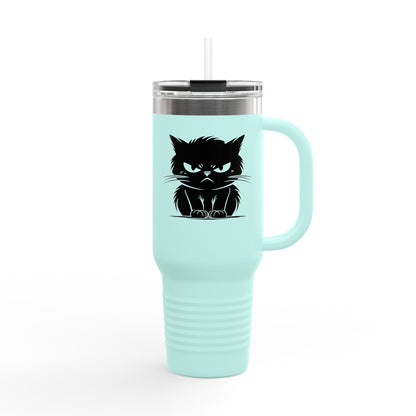 Angry Cat Insulated Travel Mug
