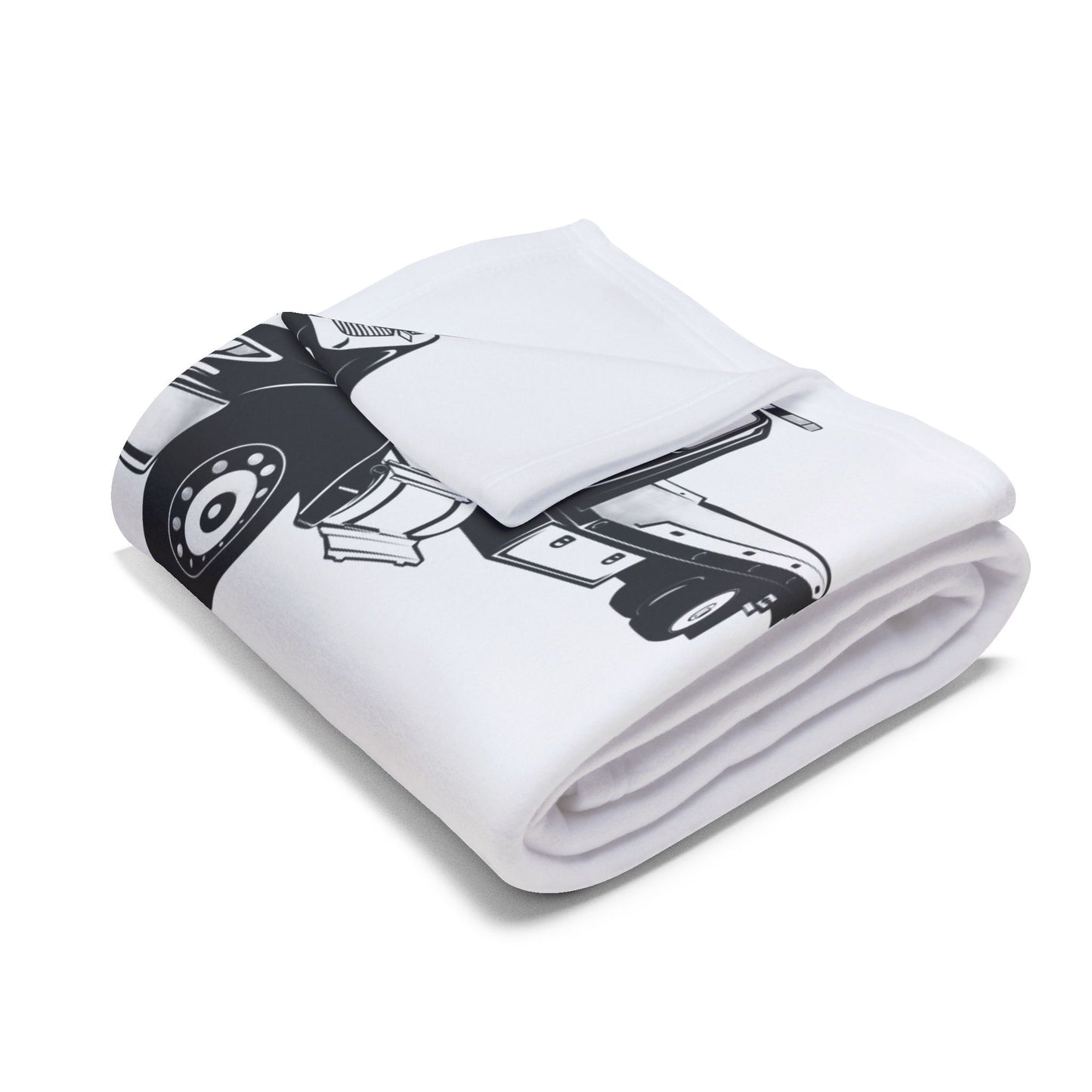 I Can't Fix Stupid Flatbed Tow Truck Arctic Fleece Blanket