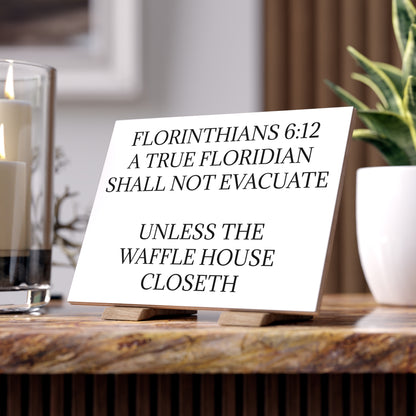 Florinthians 6:12 Ceramic Photo Tile
