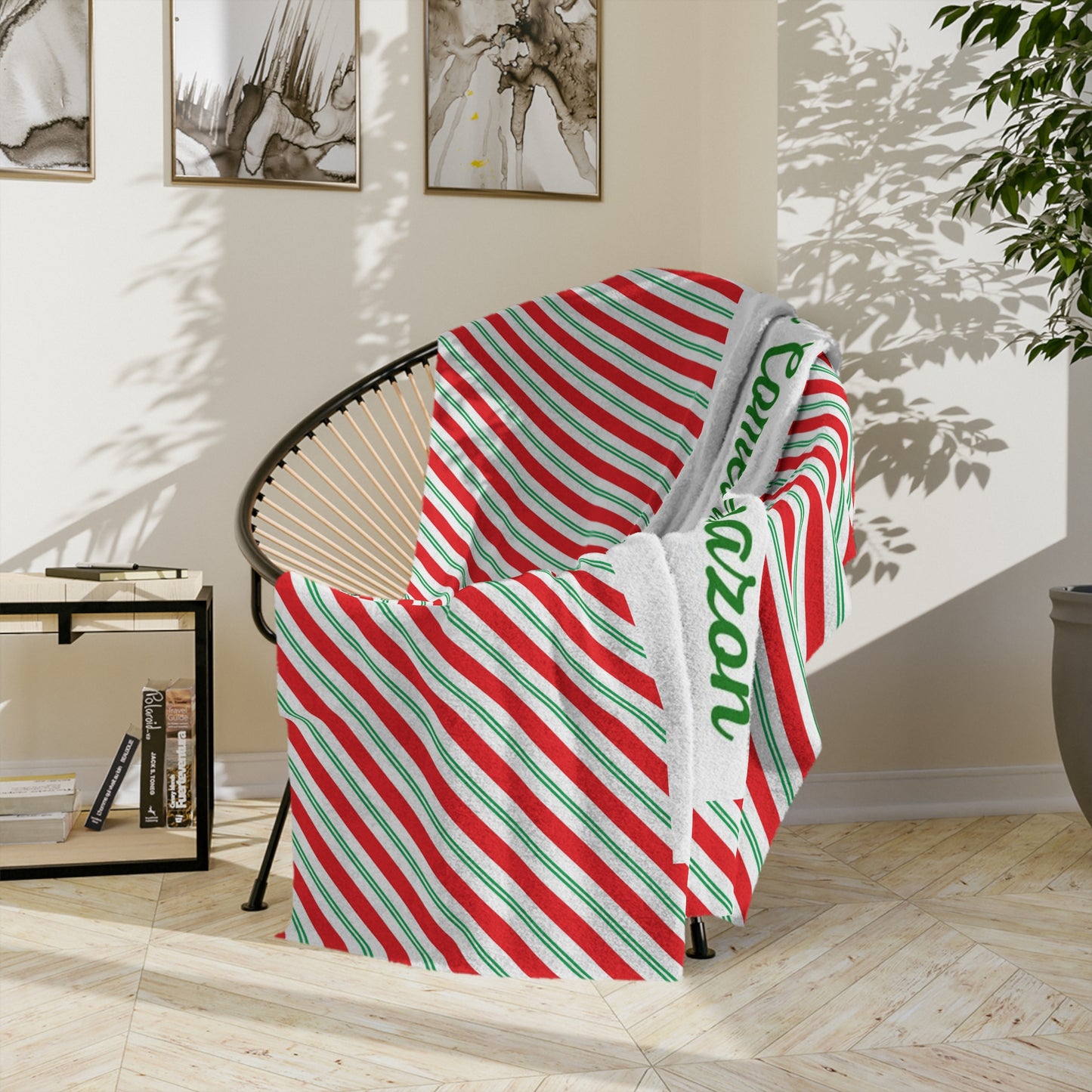 Here Comes Amazon Velveteen Microfiber Blanket