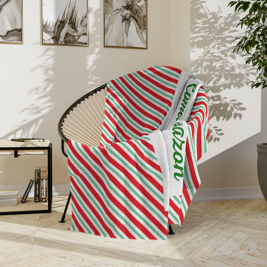 Here Comes Amazon Velveteen Microfiber Blanket