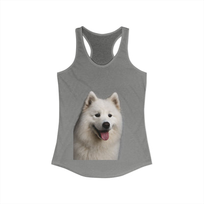Samoyed Head Women's Racerback Tank