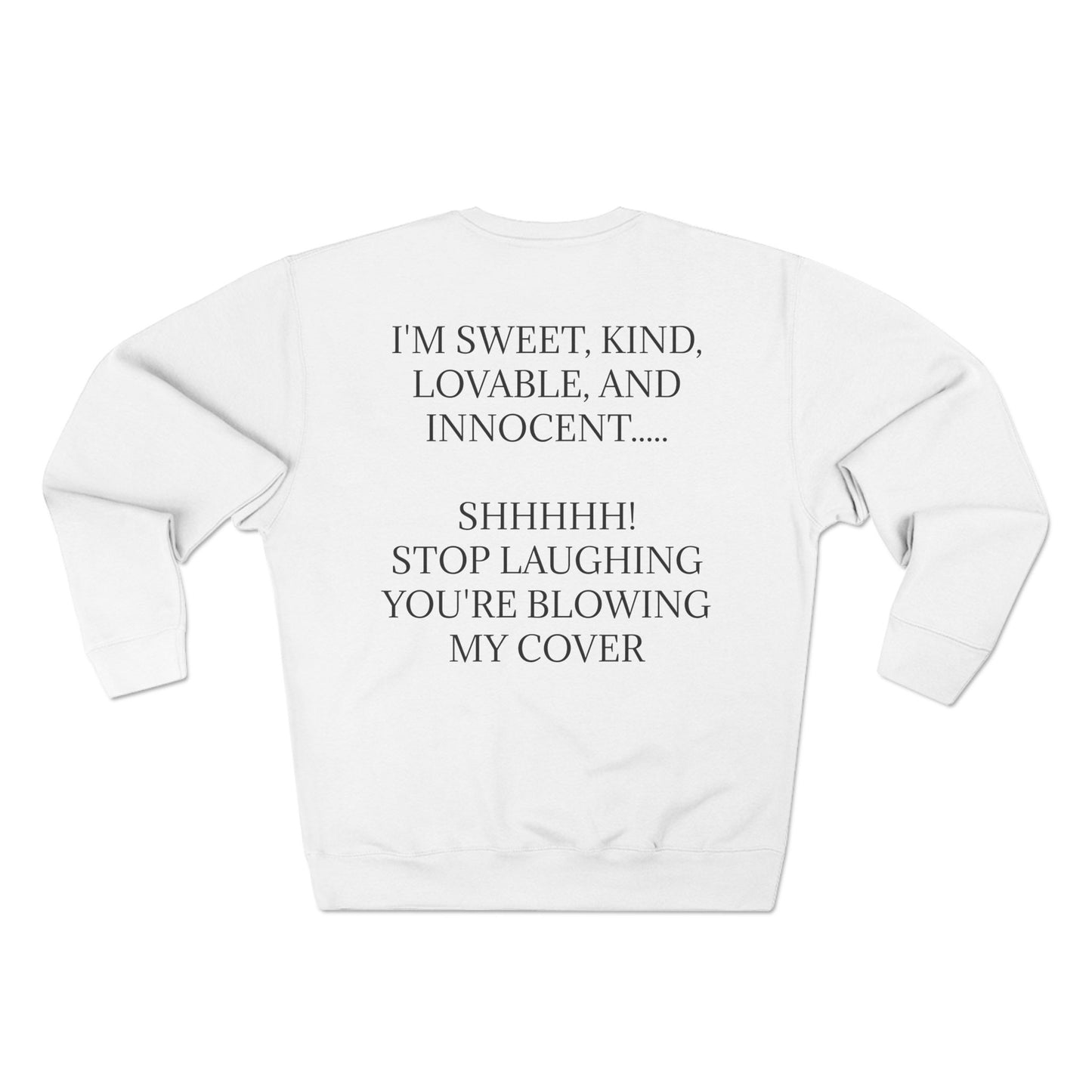 Blowing My Cover Unisex Crewneck Sweatshirt
