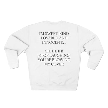 Blowing My Cover Unisex Crewneck Sweatshirt