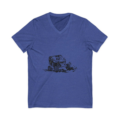 Slingin' Mud Side By Side Unisex Short Sleeve V-Neck Tee