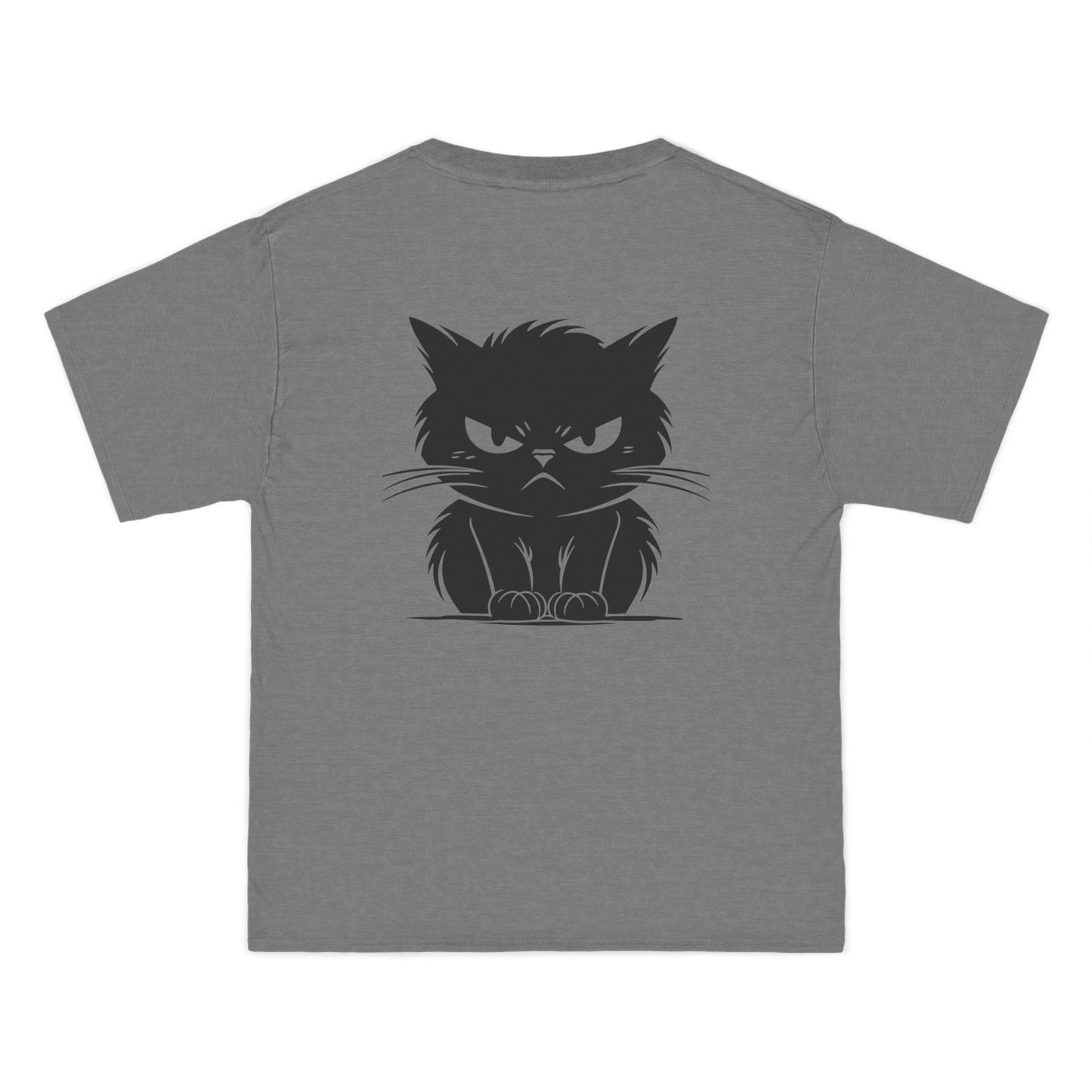Angry Cat Men's Short-Sleeve Crewneck Tee
