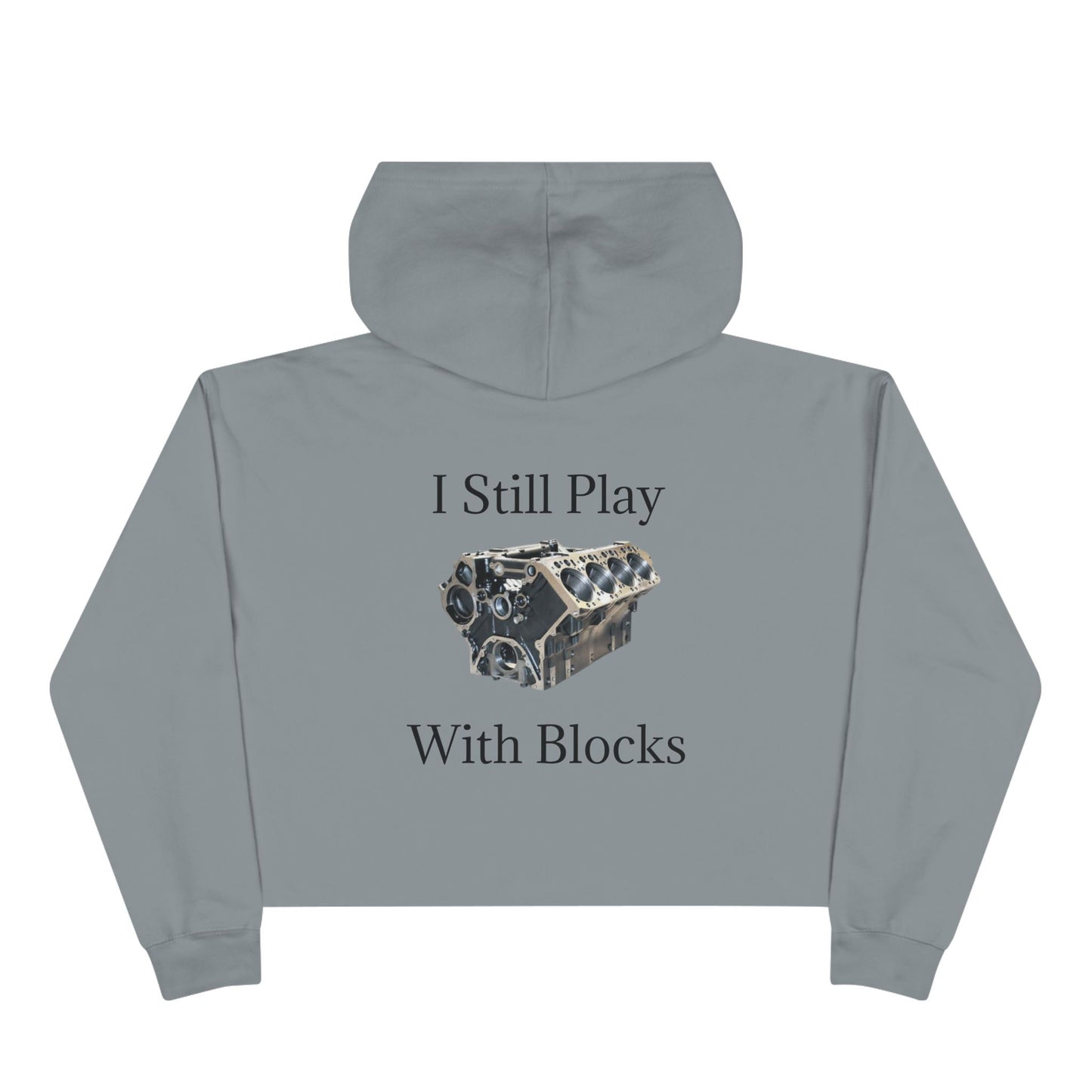 Play With Blocks Women's Crop Hoodie