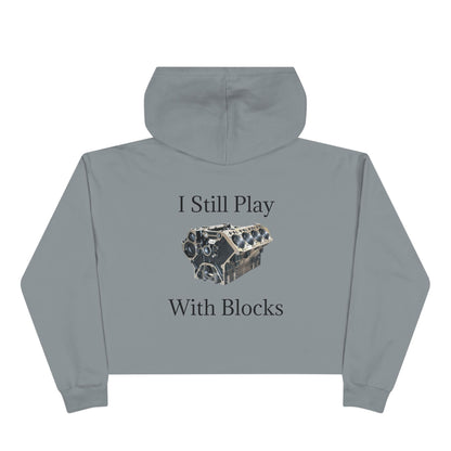 Play With Blocks Women's Crop Hoodie