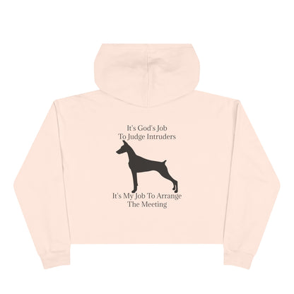 Arrange The Meeting Women's Crop Hoodie