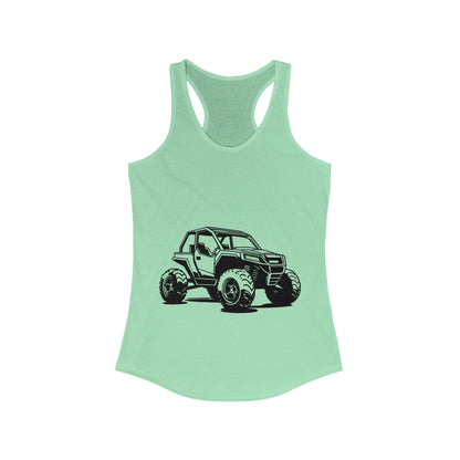 Off The Beaten Path Side By Side Women's Racerback Tank
