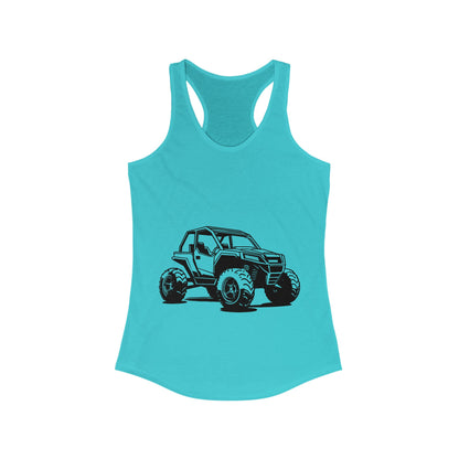 Off The Beaten Path Side By Side Women's Racerback Tank
