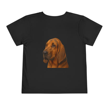 Bloodhound Head Toddler Unisex Short Sleeve Crewneck Tee