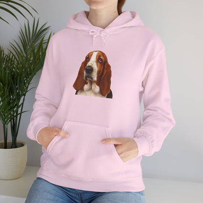 Basset Head Unisex Hoodie