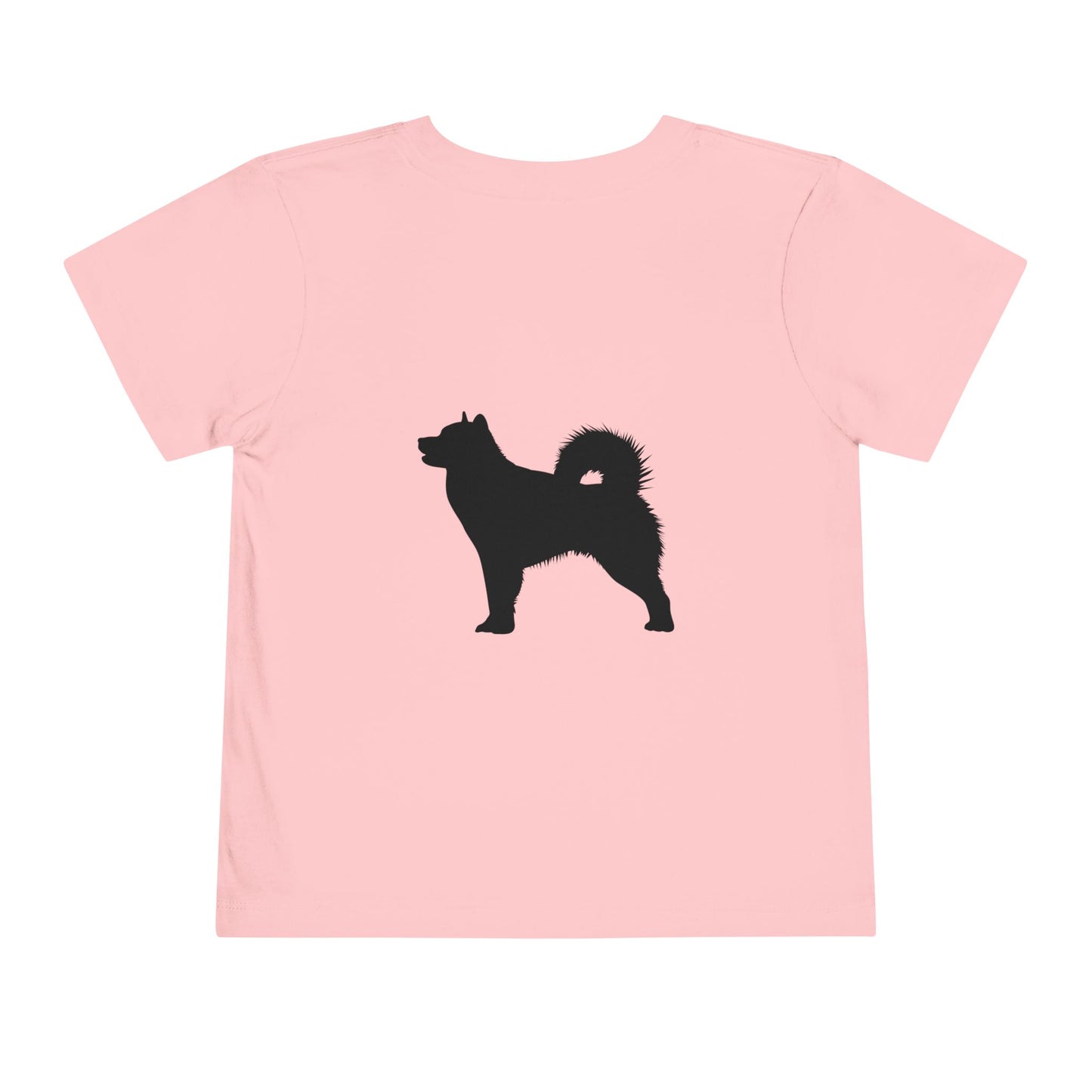 Malamute Silhouette Toddler Unisex Short Sleeve Crewneck Tee