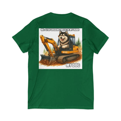 Digmaster Unisex Short Sleeve V-Neck Tee