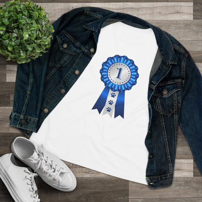 Show Ribbon Women's Short Sleeve Crewneck Tee