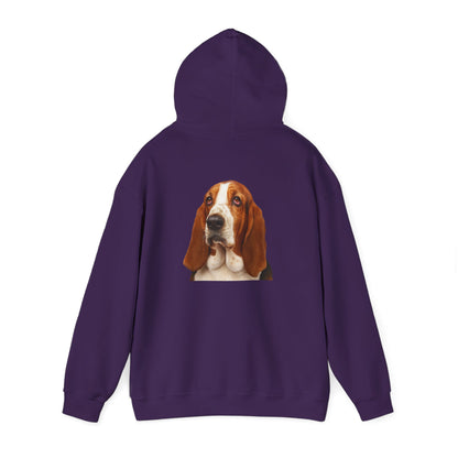 Basset Head Unisex Hoodie