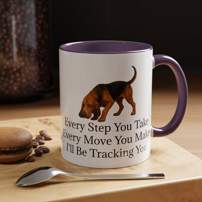 Tracking You 2-Tone Coffee Mug