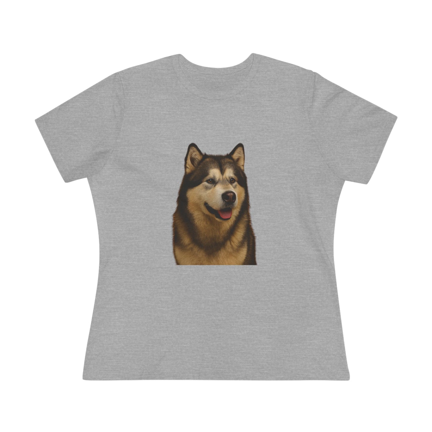 Malamute Head Women's Short Sleeve Crewneck Tee