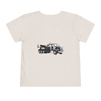 Heavy Tow Truck Toddler Unisex Short Sleeve Crewneck Tee
