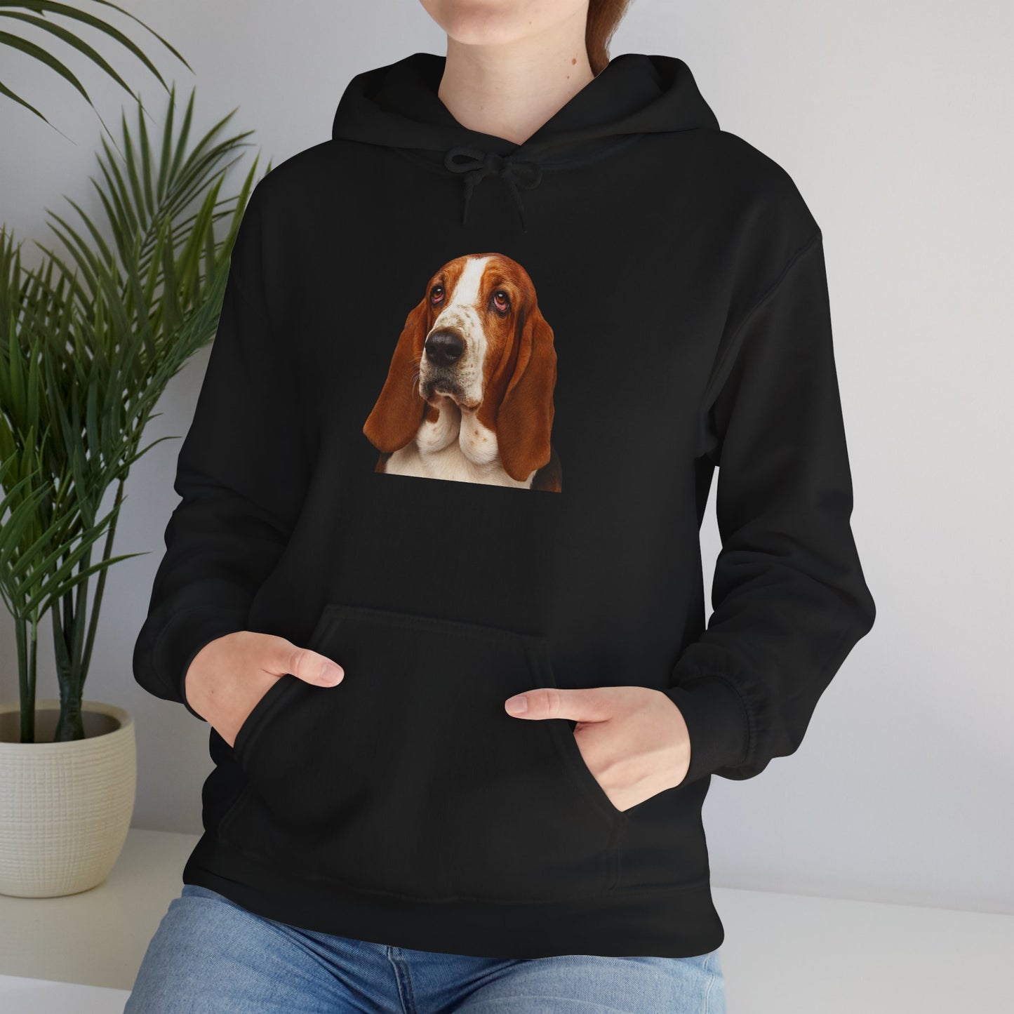 Basset Head Unisex Hoodie
