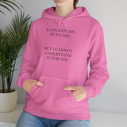 I Cannot Understand It For You Unisex Hoodie