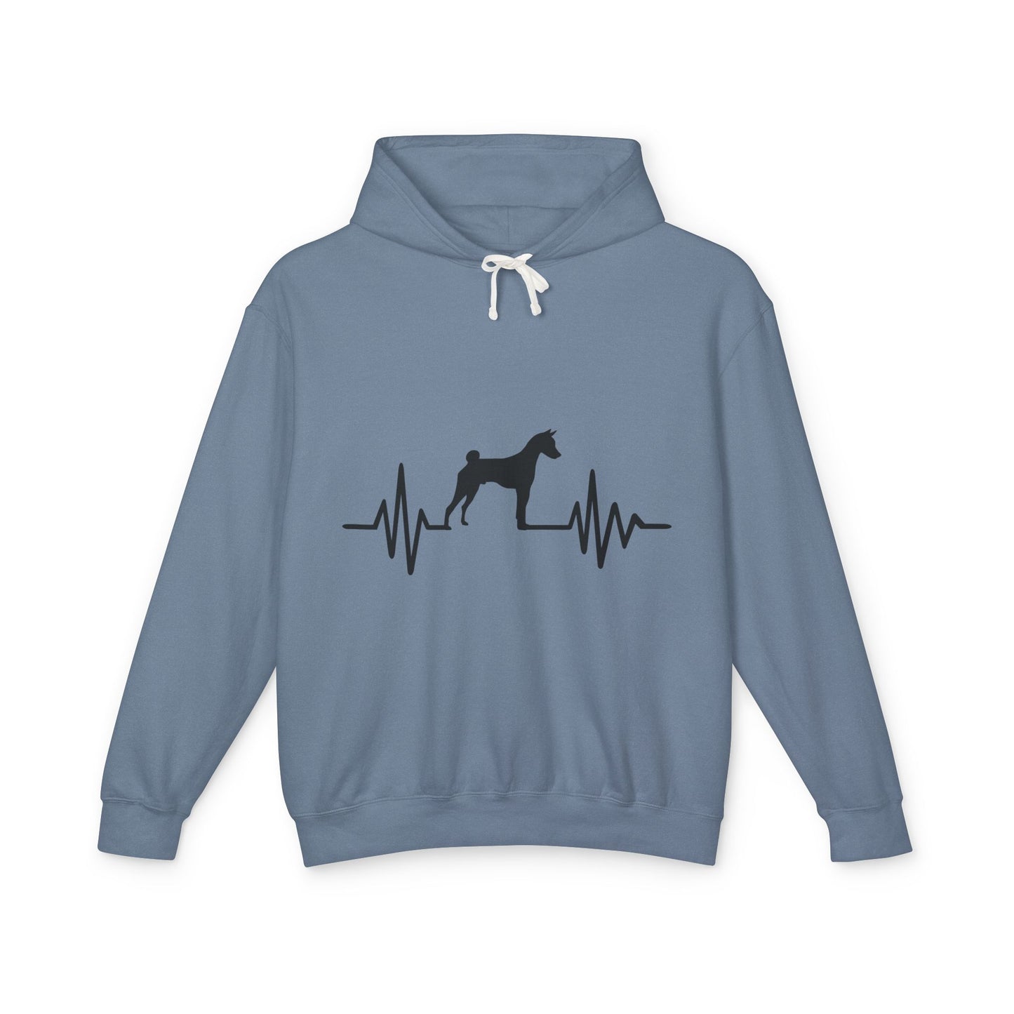 My Heart Beats For Basenjis Unisex Lightweight Hoodie
