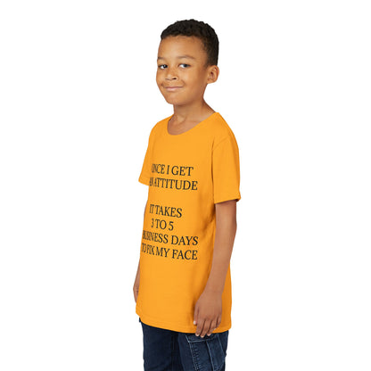 Fix My Face Youth Unisex Short Sleeve Crewneck Tee