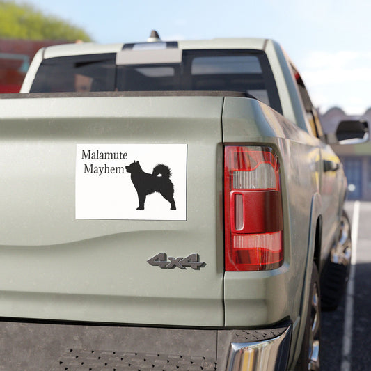 Malamute Mayhem Indoor/Outdoor Magnet