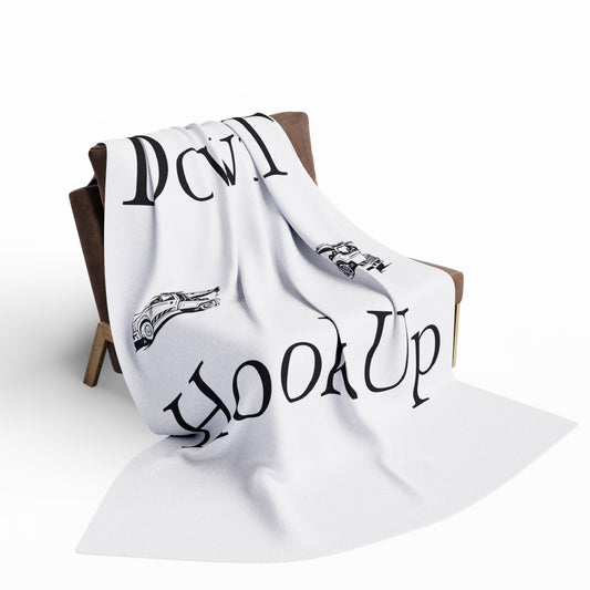 Down To Hook Up Arctic Fleece Blanket