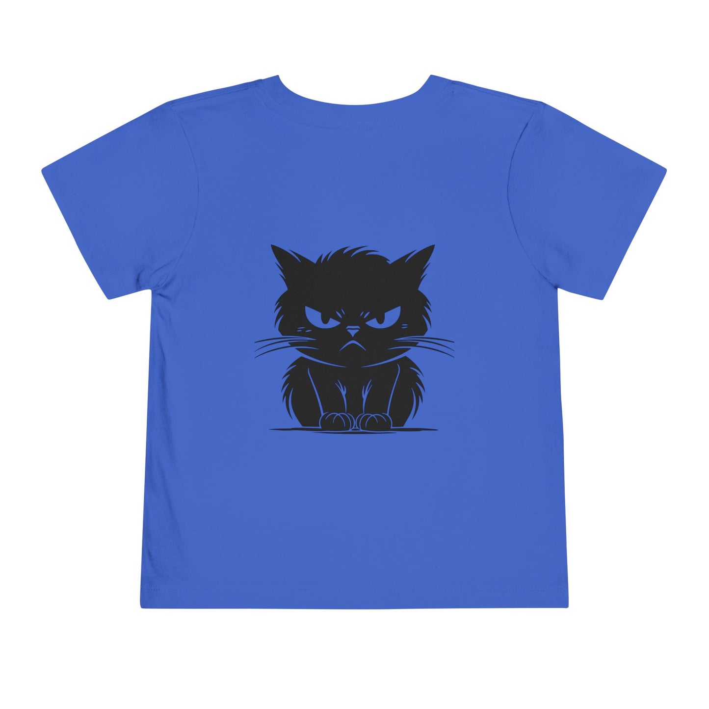 Angry Cat Toddler Unisex Short Sleeve Crewneck Tee