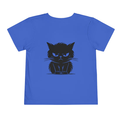 Angry Cat Toddler Unisex Short Sleeve Crewneck Tee