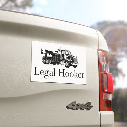 Legal H**ker Heavy Tow Truck Indoor/Outdoor Magnet