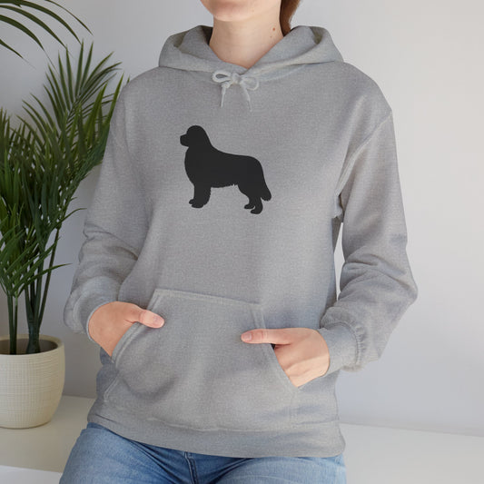 Newfie Silhouette Unisex Hoodie