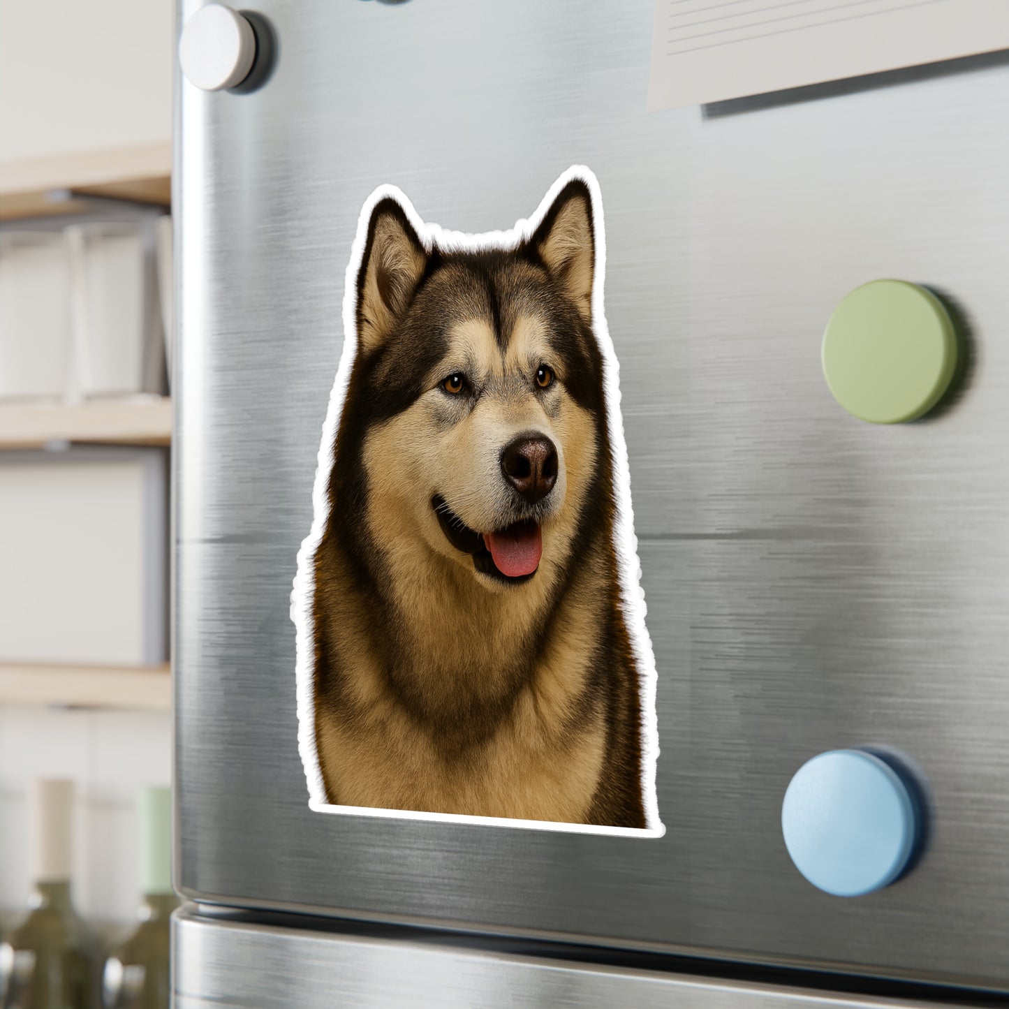 Malamute Head Vinyl Decal