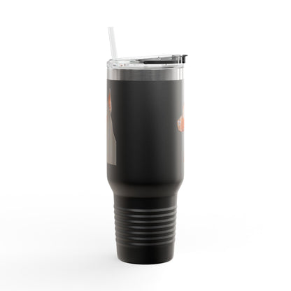 Doberman Head Insulated Travel Mug