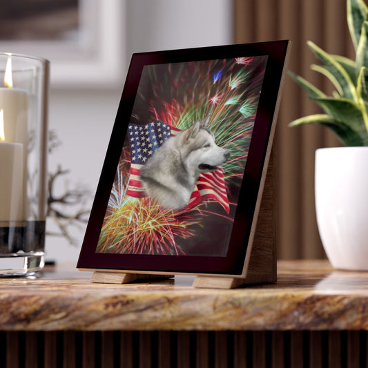 American Malamute Ceramic Photo Tile