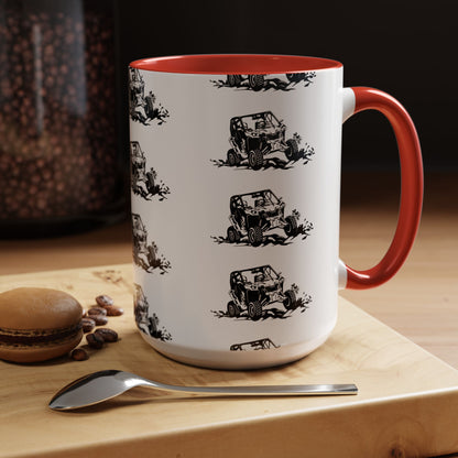 Slingin' Mud Side By Side 2-Tone Coffee Mug
