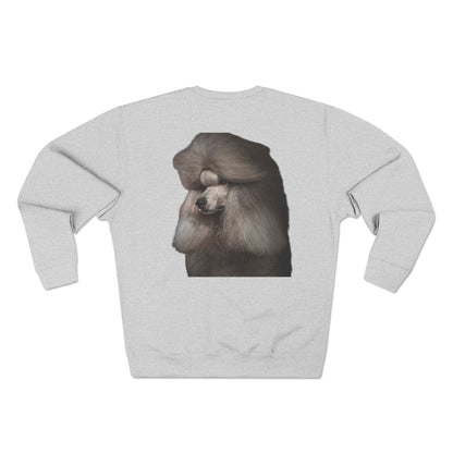 Poodle Head Unisex Crewneck Sweatshirt