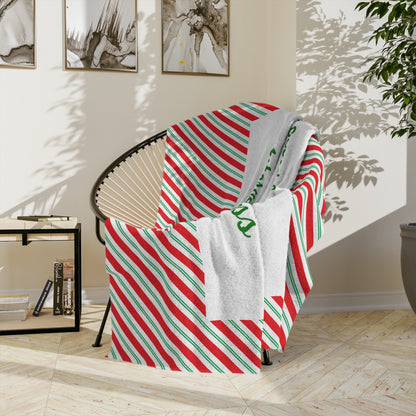 Your Own Secret Santa Velveteen Microfiber Blanket