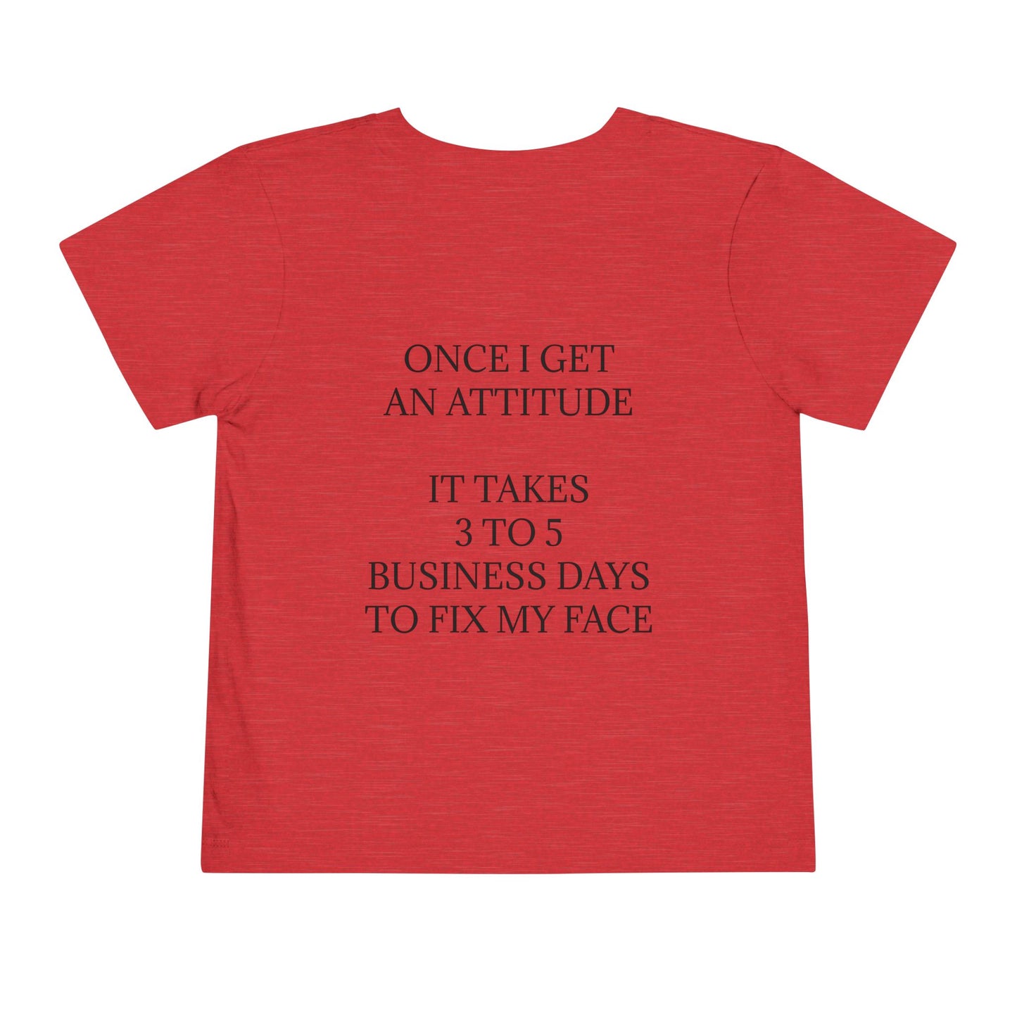 Fix My Face Toddler Unisex Short Sleeve Crewneck Tee